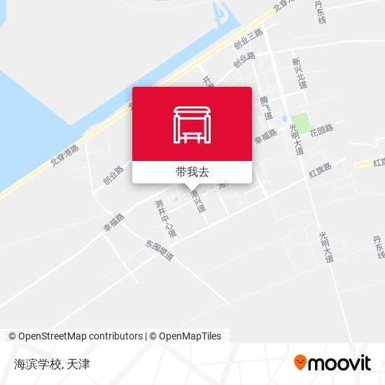 海滨学校地图