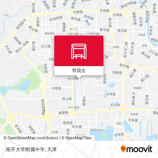 南开大学附属中学地图