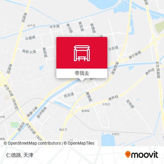 仁德路地图