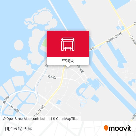 团泊医院地图