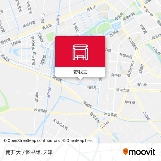 南开大学图书馆地图