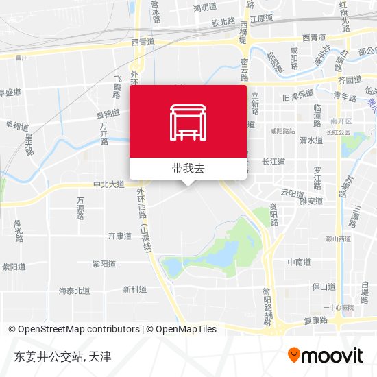 东姜井公交站地图