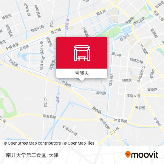 南开大学第二食堂地图