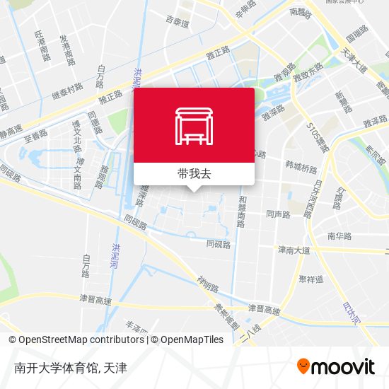 南开大学体育馆地图