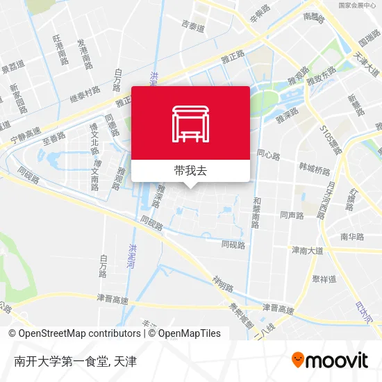 南开大学第一食堂地图
