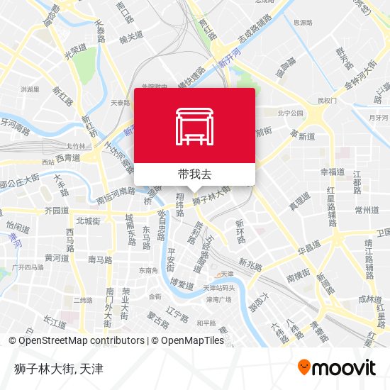 狮子林大街地图