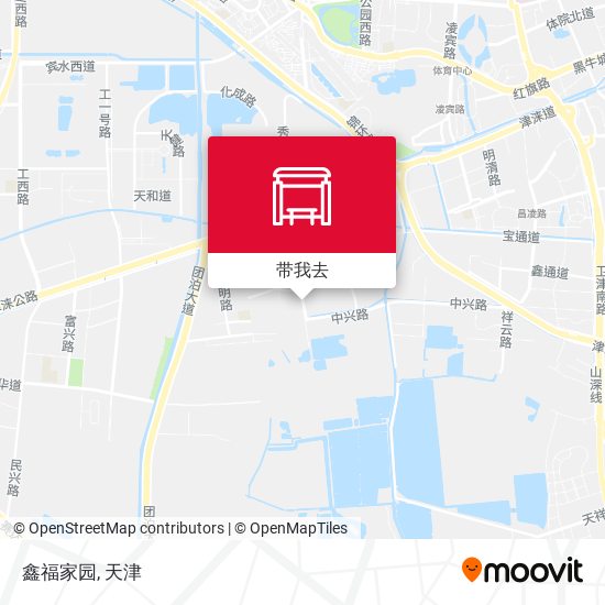 鑫福家园地图