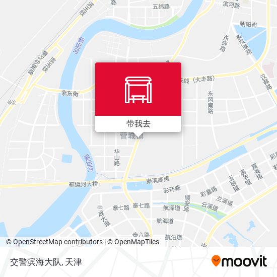 交警滨海大队地图