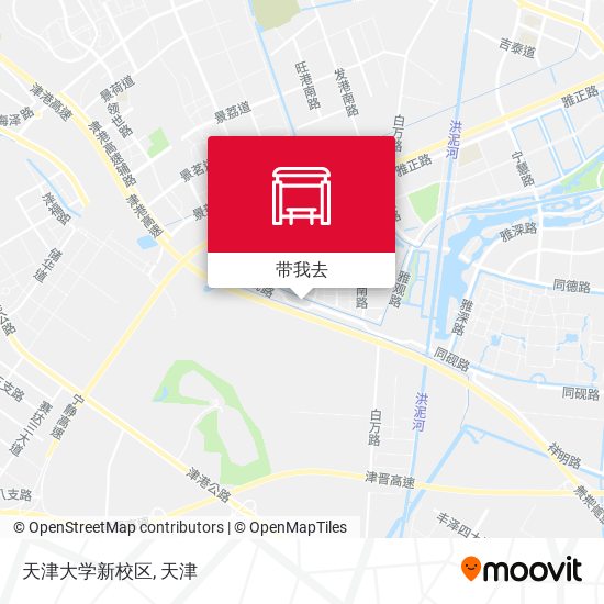 天津大学新校区地图