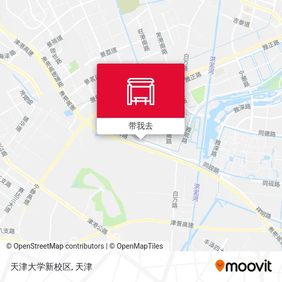 天津大学新校区地图
