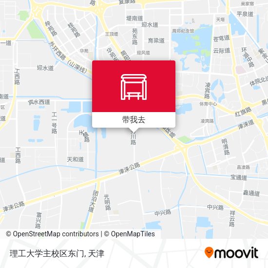 理工大学主校区东门地图