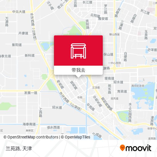 兰苑路地图