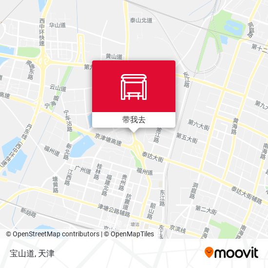 宝山道地图