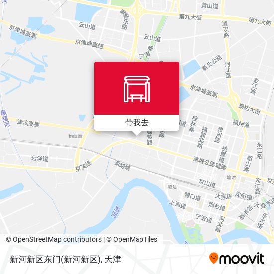 新河新区东门地图