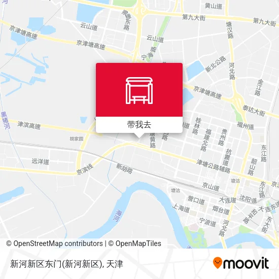 新河新区东门地图