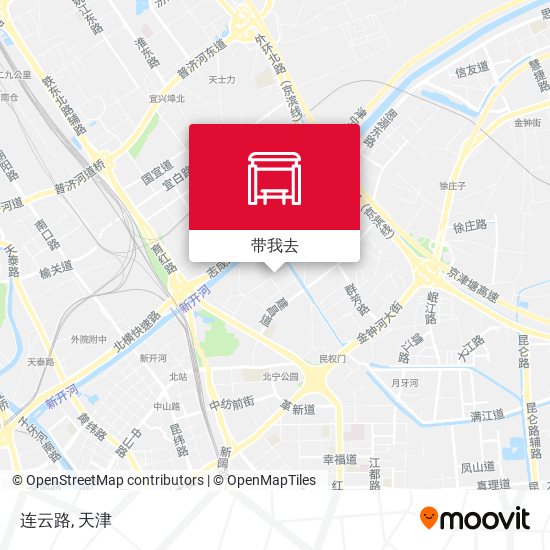 连云路地图