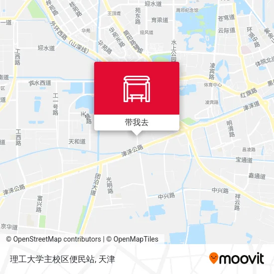 理工大学主校区便民站地图