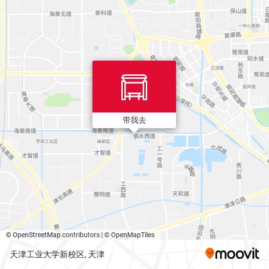 天津工业大学新校区地图