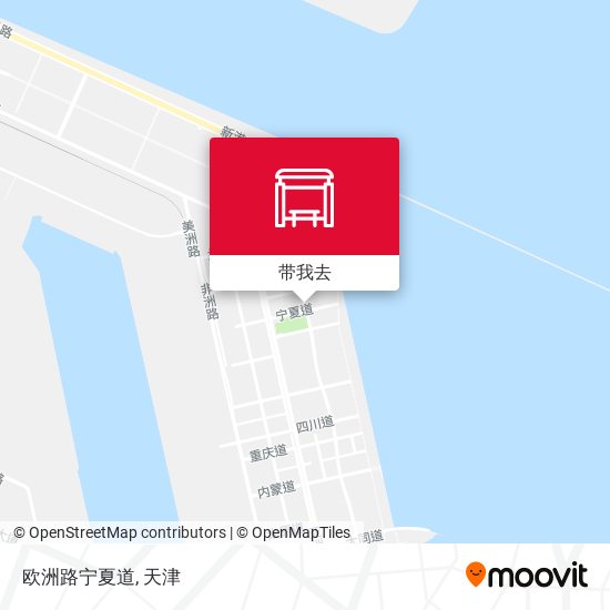 欧洲路宁夏道地图