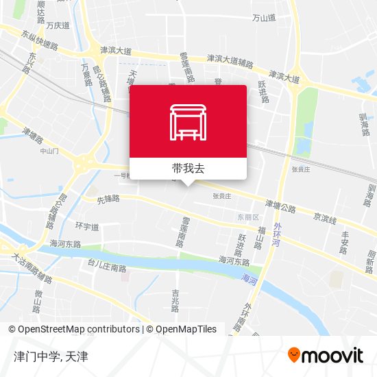 津门中学地图