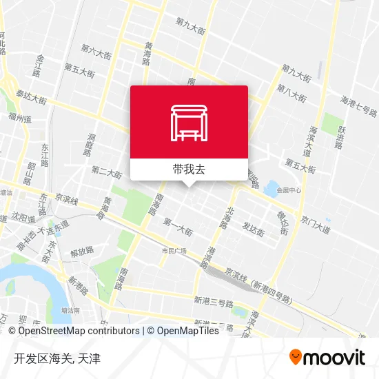 开发区海关地图