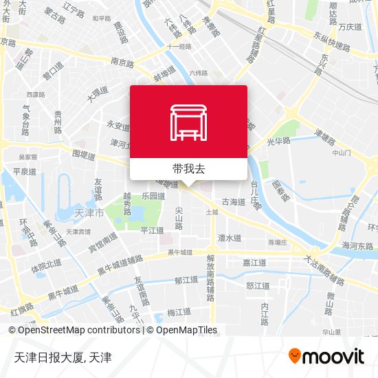 天津日报大厦地图