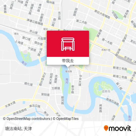 塘沽南站地图