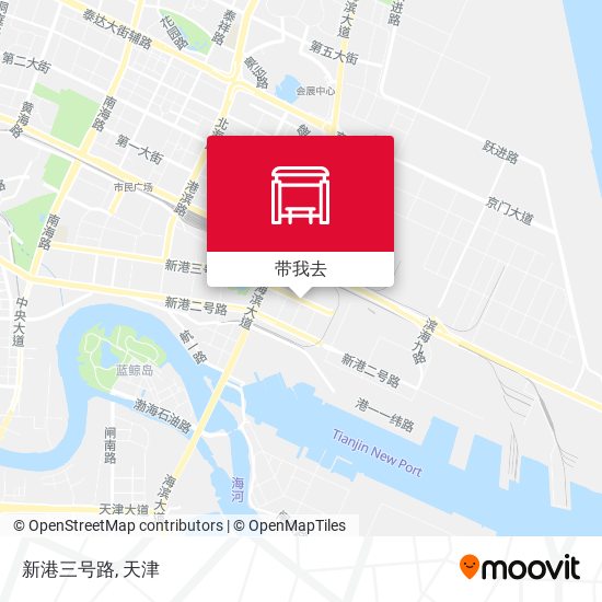 新港三号路地图