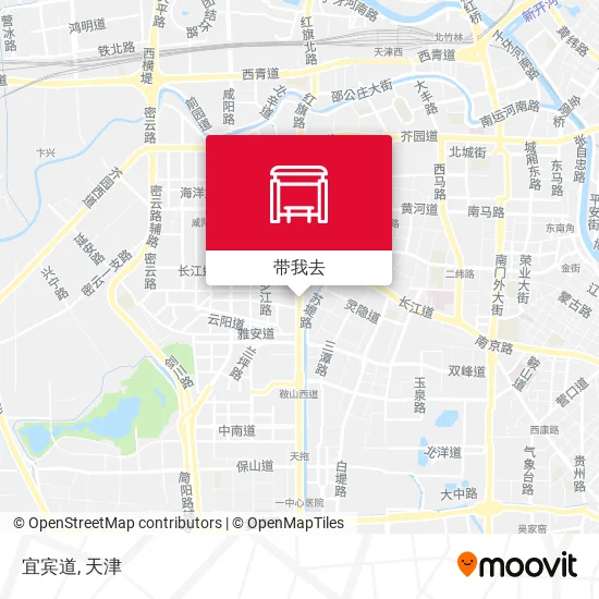 宜宾道地图