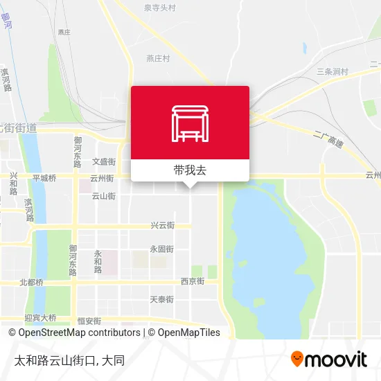 太和路云山街口地图