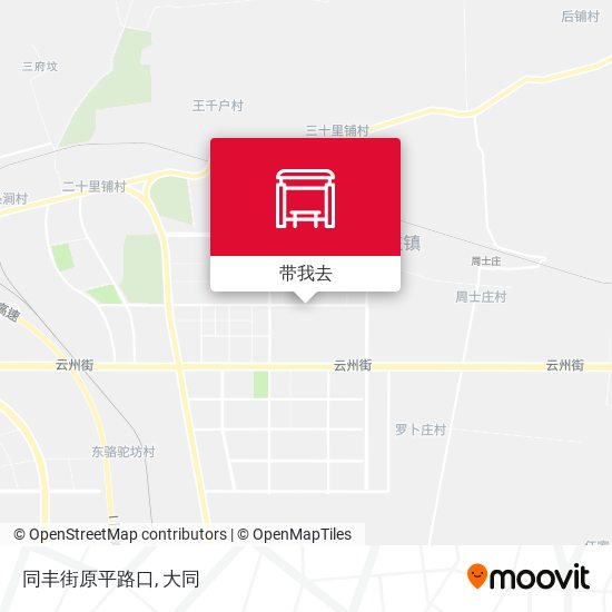 同丰街原平路口地图