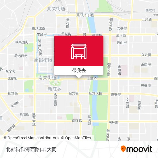 北都街御河西路口地图
