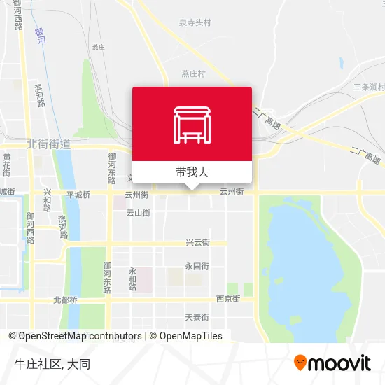 牛庄社区地图