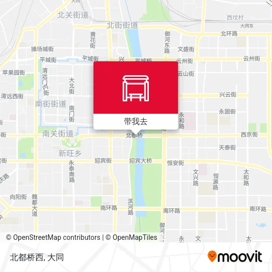 北都桥西地图