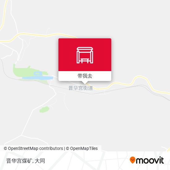 晋华宫煤矿地图