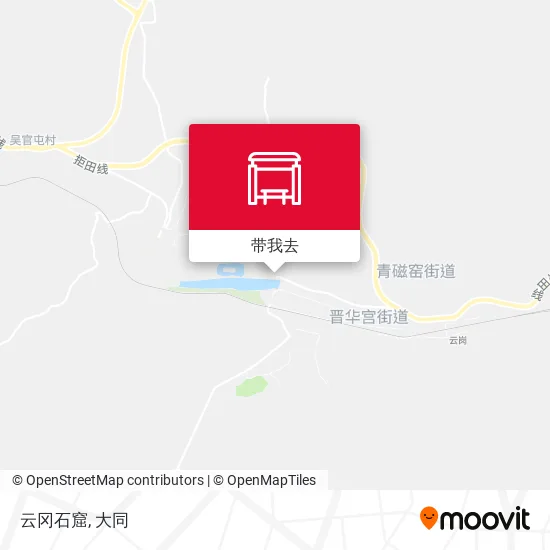 云冈石窟地图
