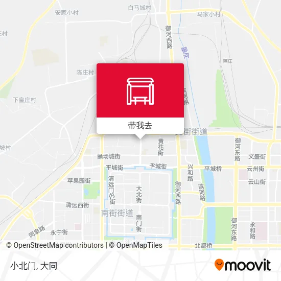 小北门地图