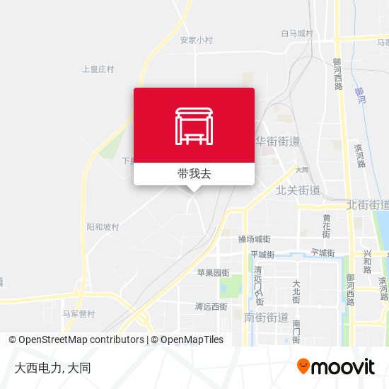 大西电力地图