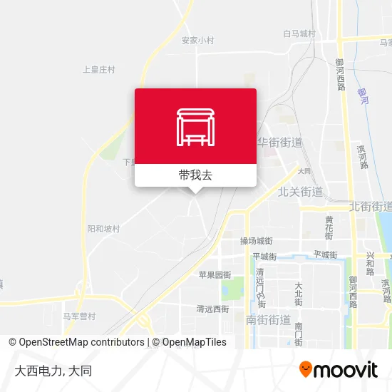 大西电力地图