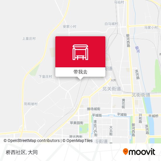 桥西社区地图