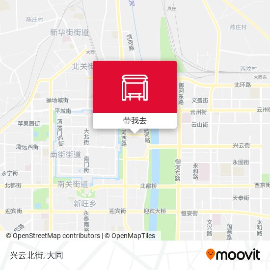 兴云北街地图