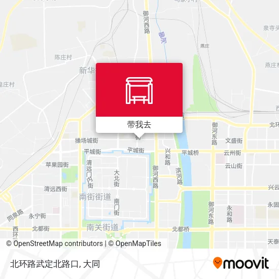 北环路武定北路口地图