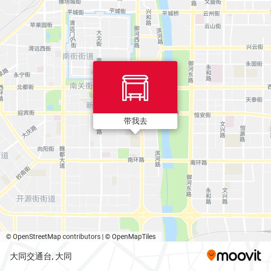 大同交通台地图