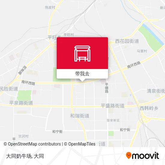 大同奶牛场地图