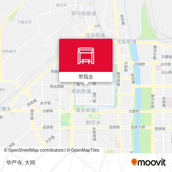 华严寺地图