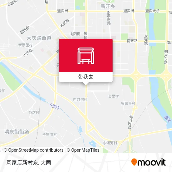 周家店新村东地图