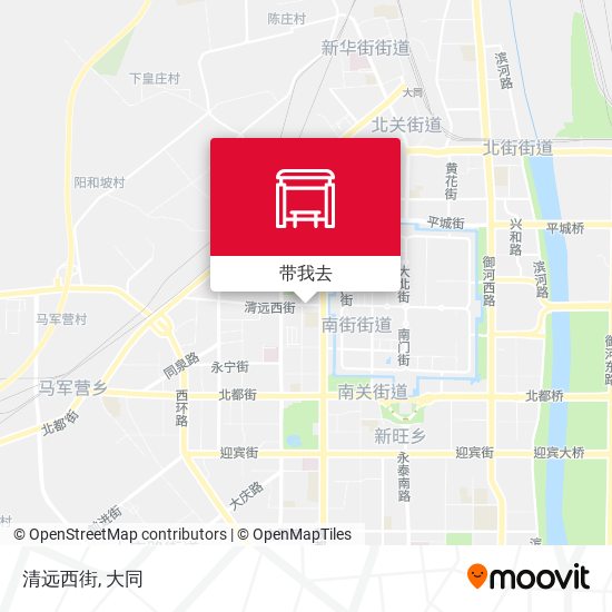 清远西街地图