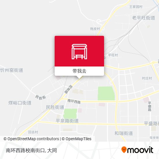 南环西路校南街口地图