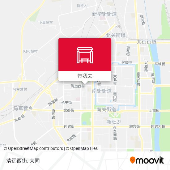清远西街地图