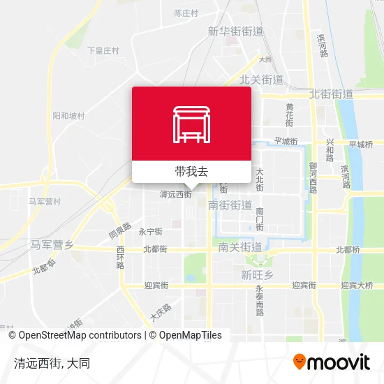 清远西街地图